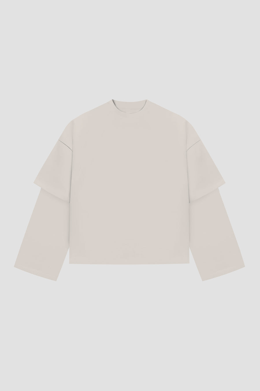 Double Long Sleeve Blanks 220GSM Cream