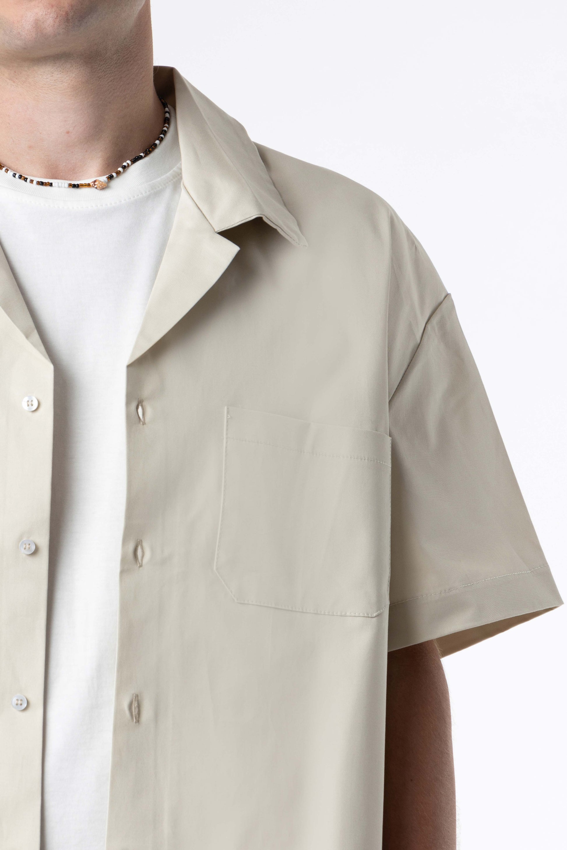 Shirt boxy fit Blanks 205Gsm Sand