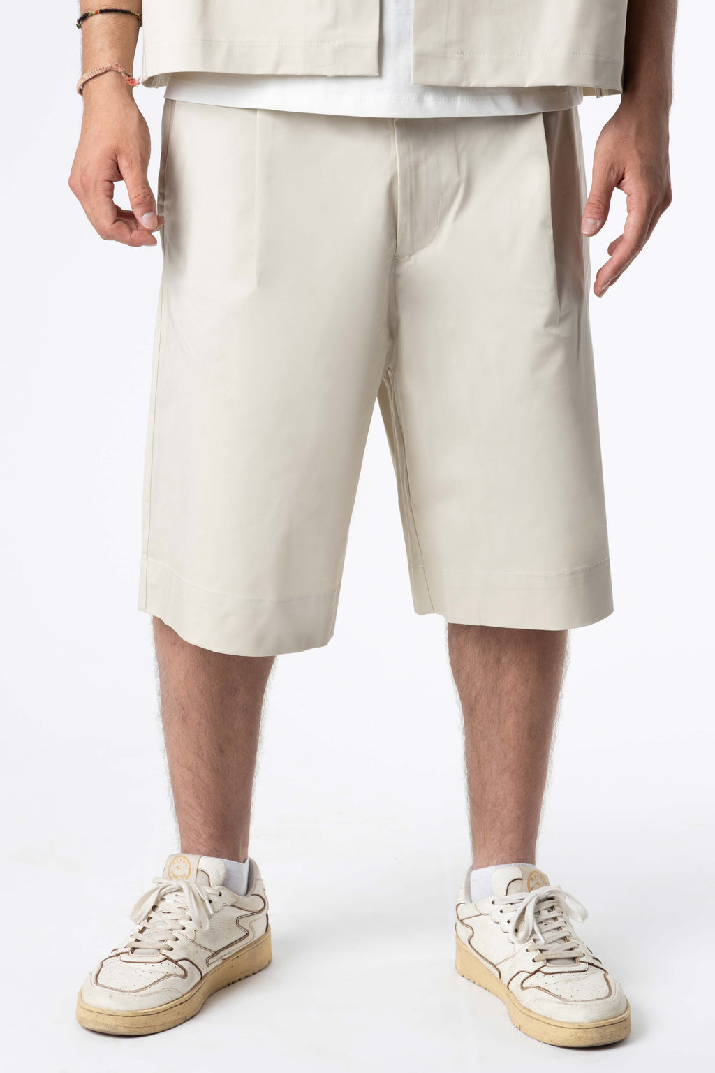 Plated Jorts Baggy fit 205Gsm Sand