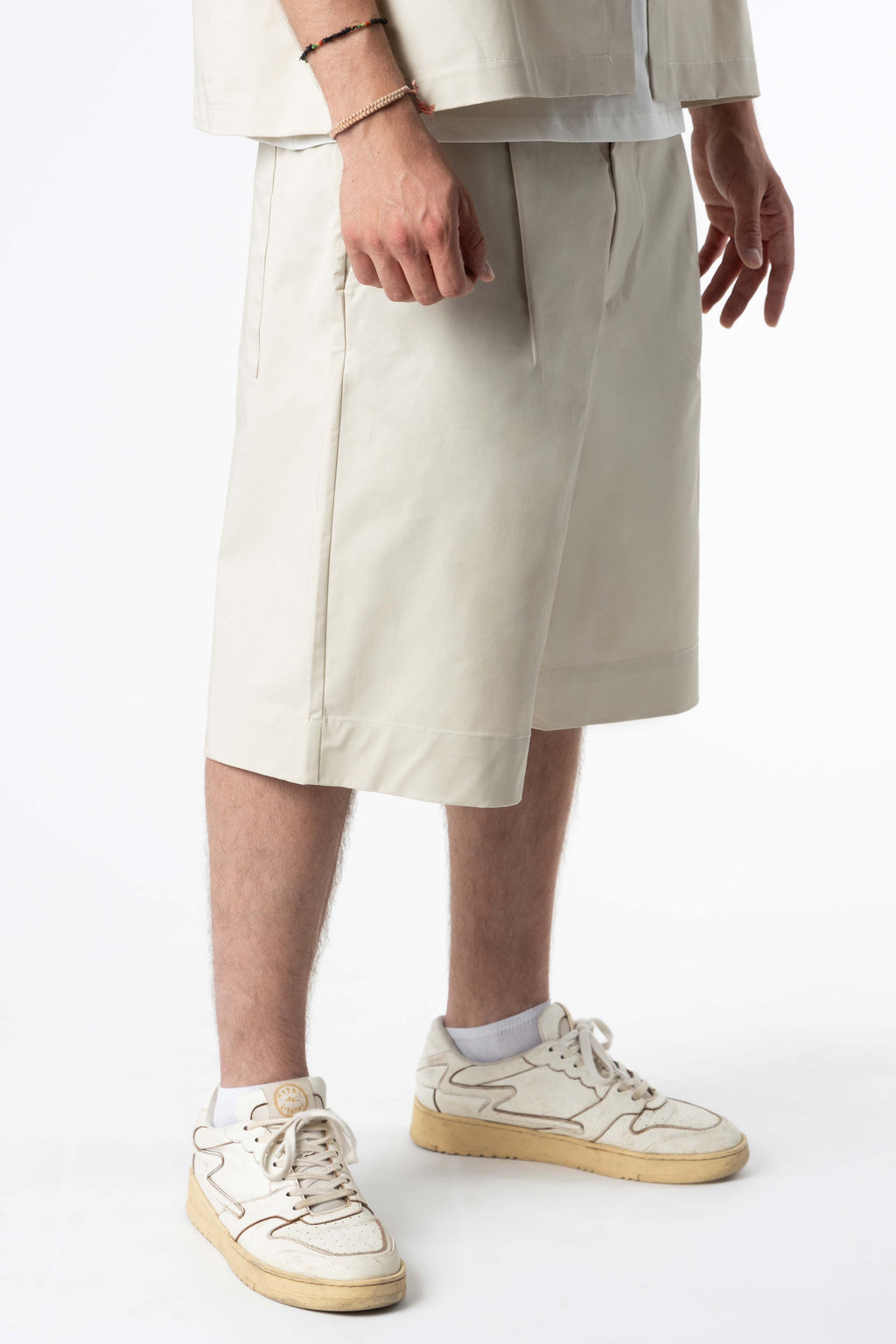 Plated Jorts Baggy fit 205Gsm Sand