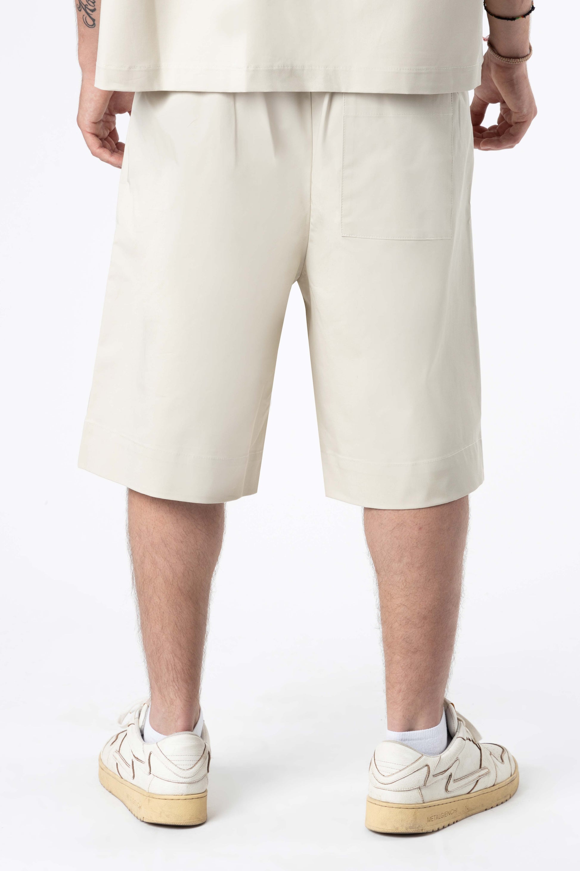 Plated Jorts Baggy fit 205Gsm Sand