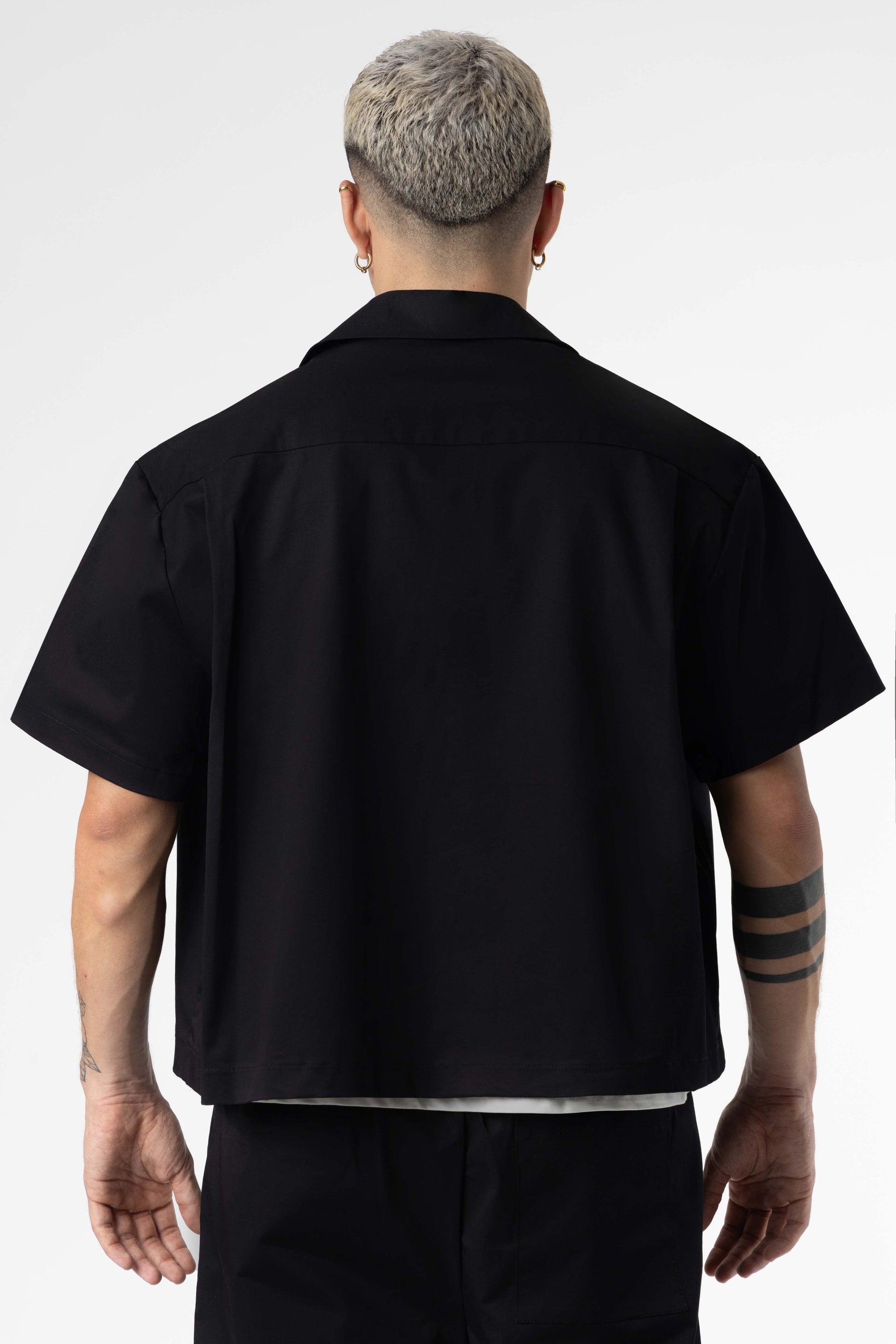 Shirt boxy fit Blanks 205Gsm Black