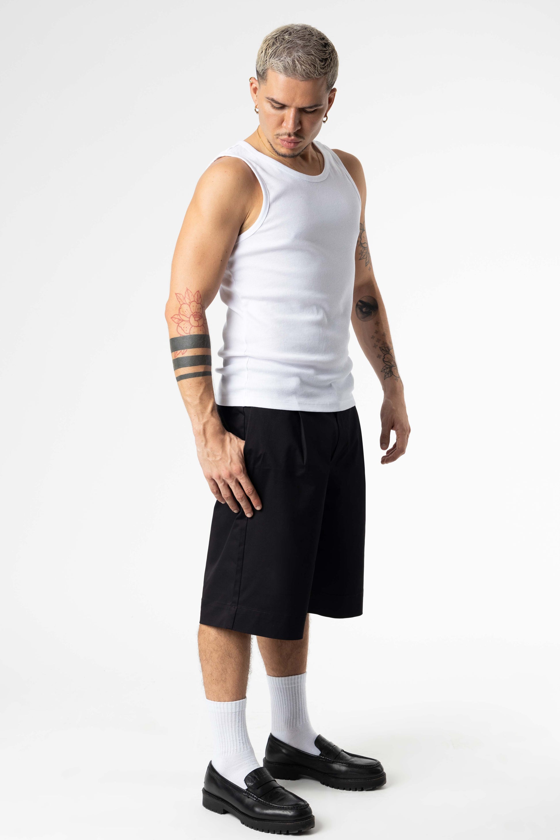 Ribbed Tanktop Blanks 190Gsm White