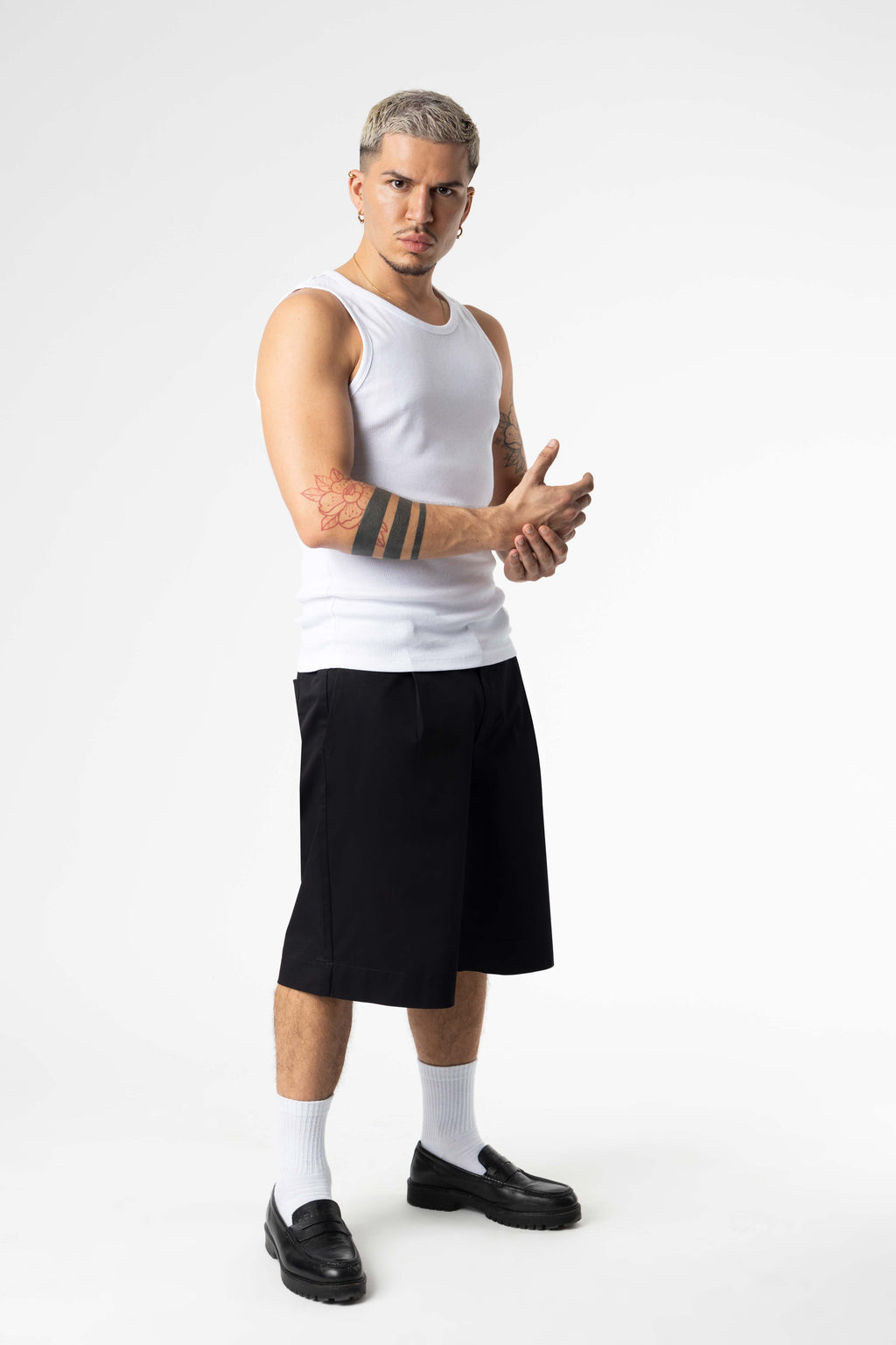 Ribbed Tanktop Blanks 190Gsm White