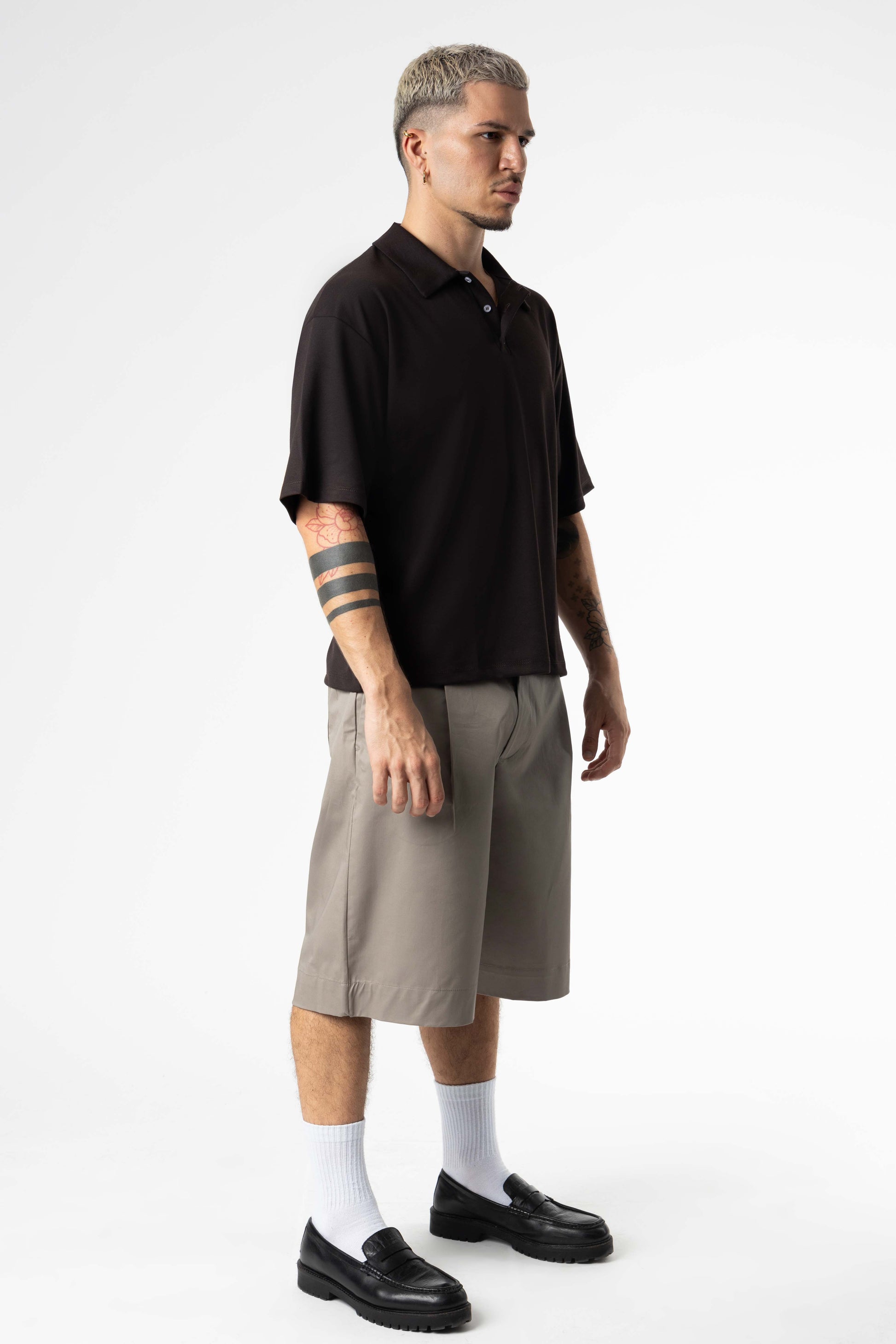 Polo Boxy Fit 270Gsm Black