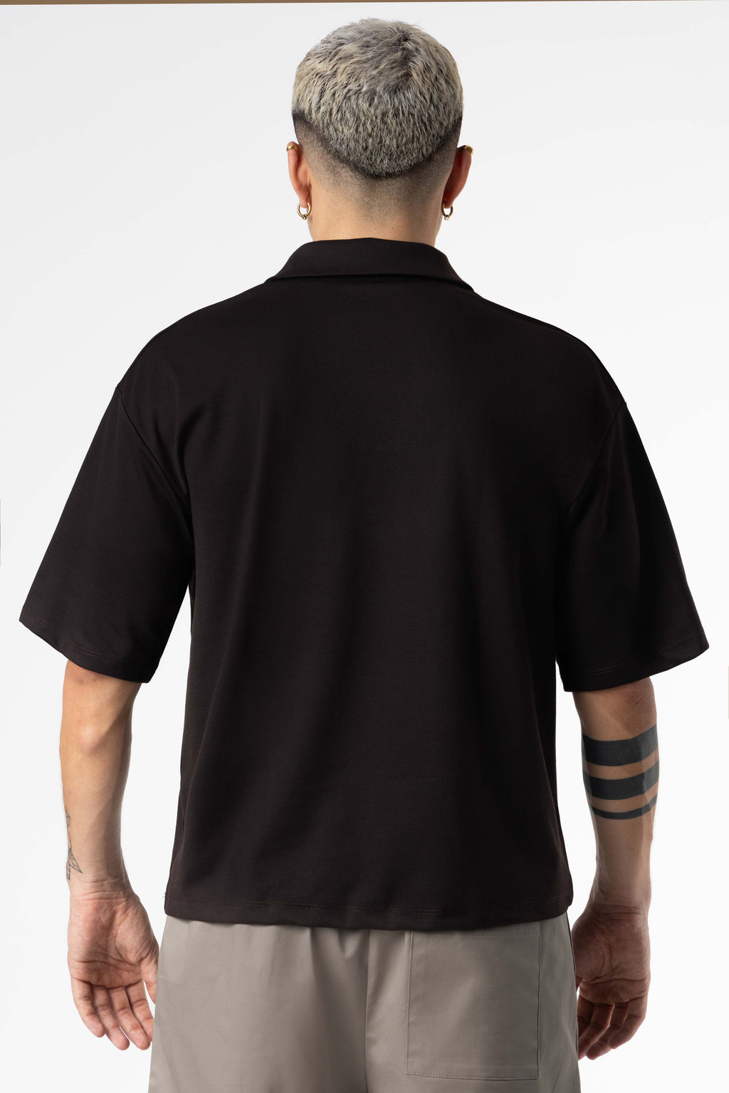 Polo Boxy Fit 270Gsm Black