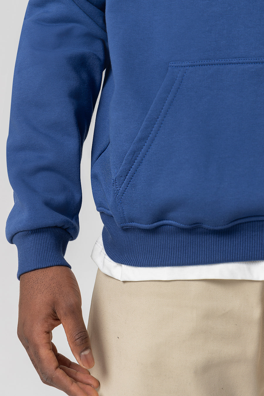 Sudadera con capucha Premium Blanks 330GSM Azul Marino 