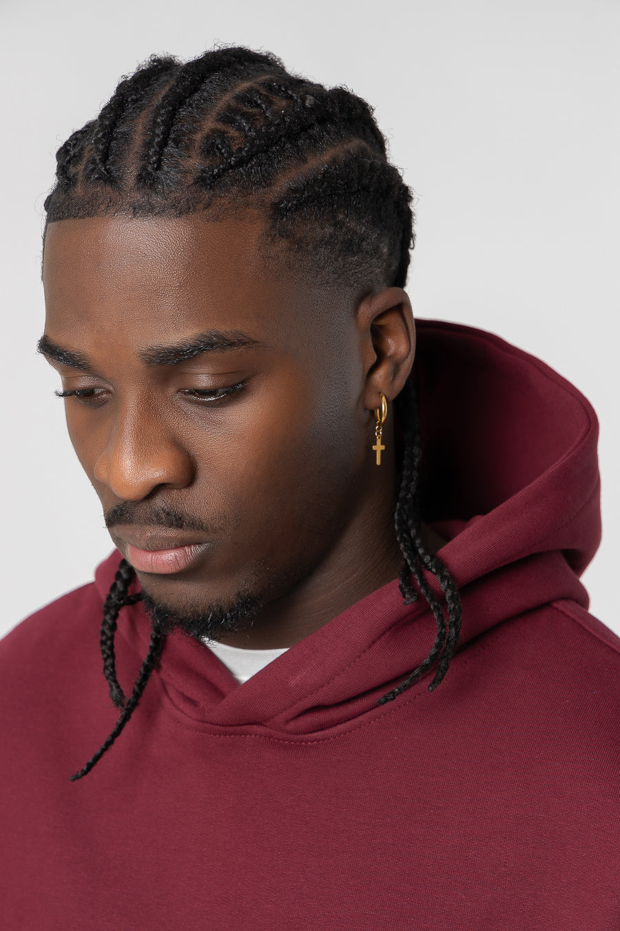 Sudadera con capucha Premium Blanks 330GSM Merlot 