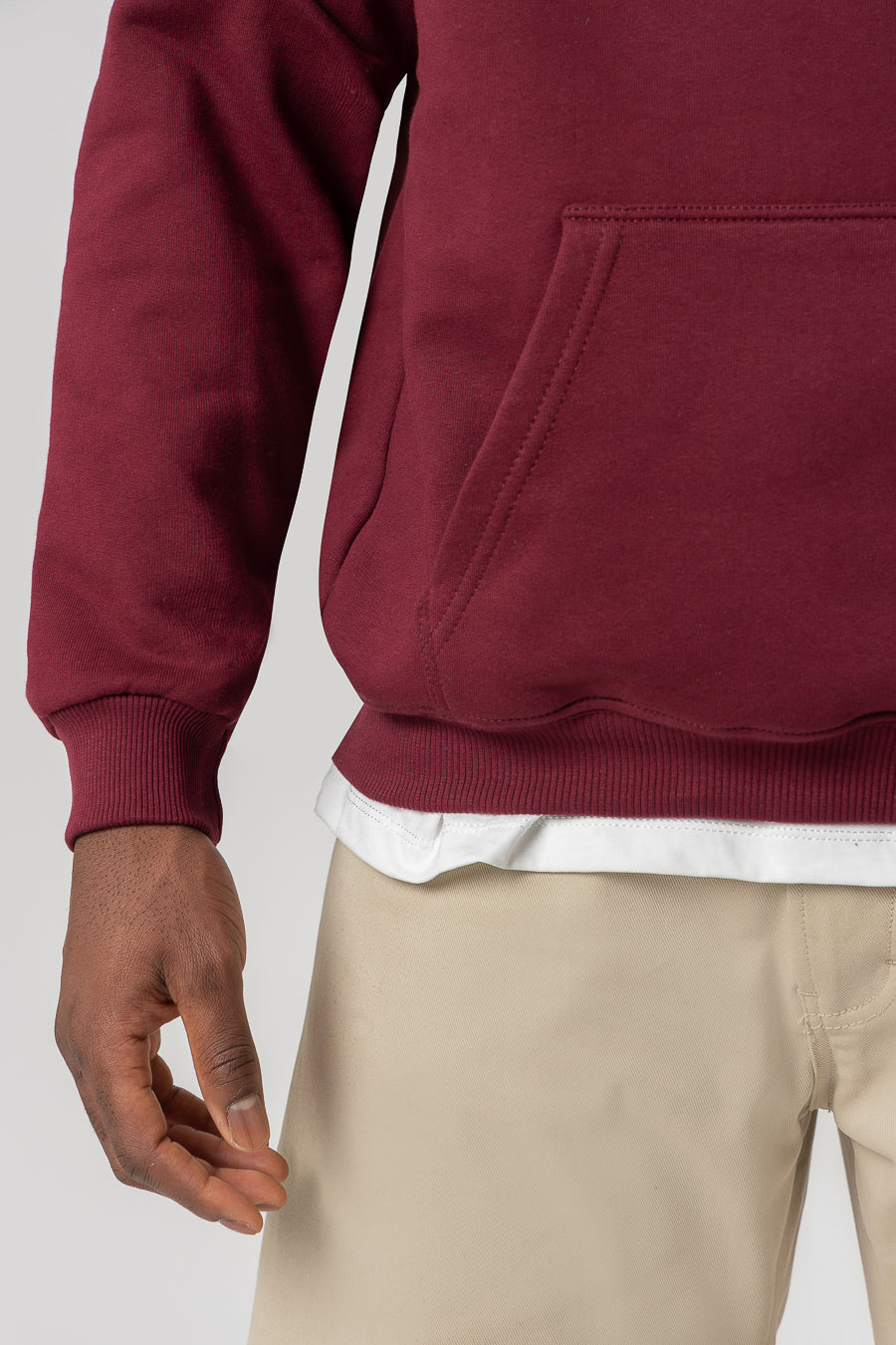 Sudadera con capucha Premium Blanks 330GSM Merlot 