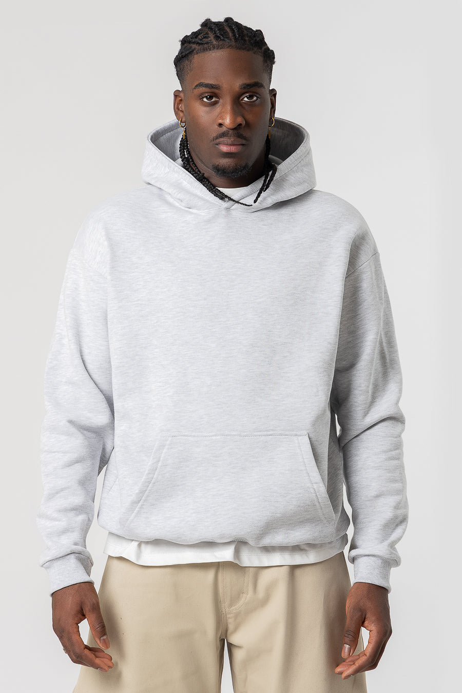 Hoodie Premium Blanks 330GSM Sport Grey 