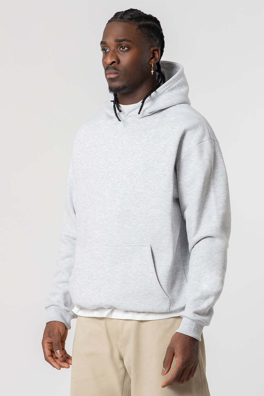 Hoodie Premium Blanks 330GSM Sport Grey 