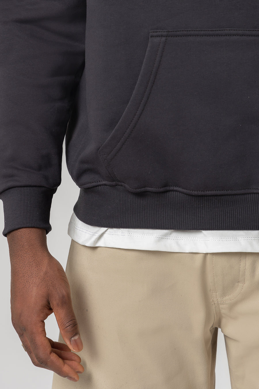 Hoodie Premium Blanks 330GSM Dark Grey