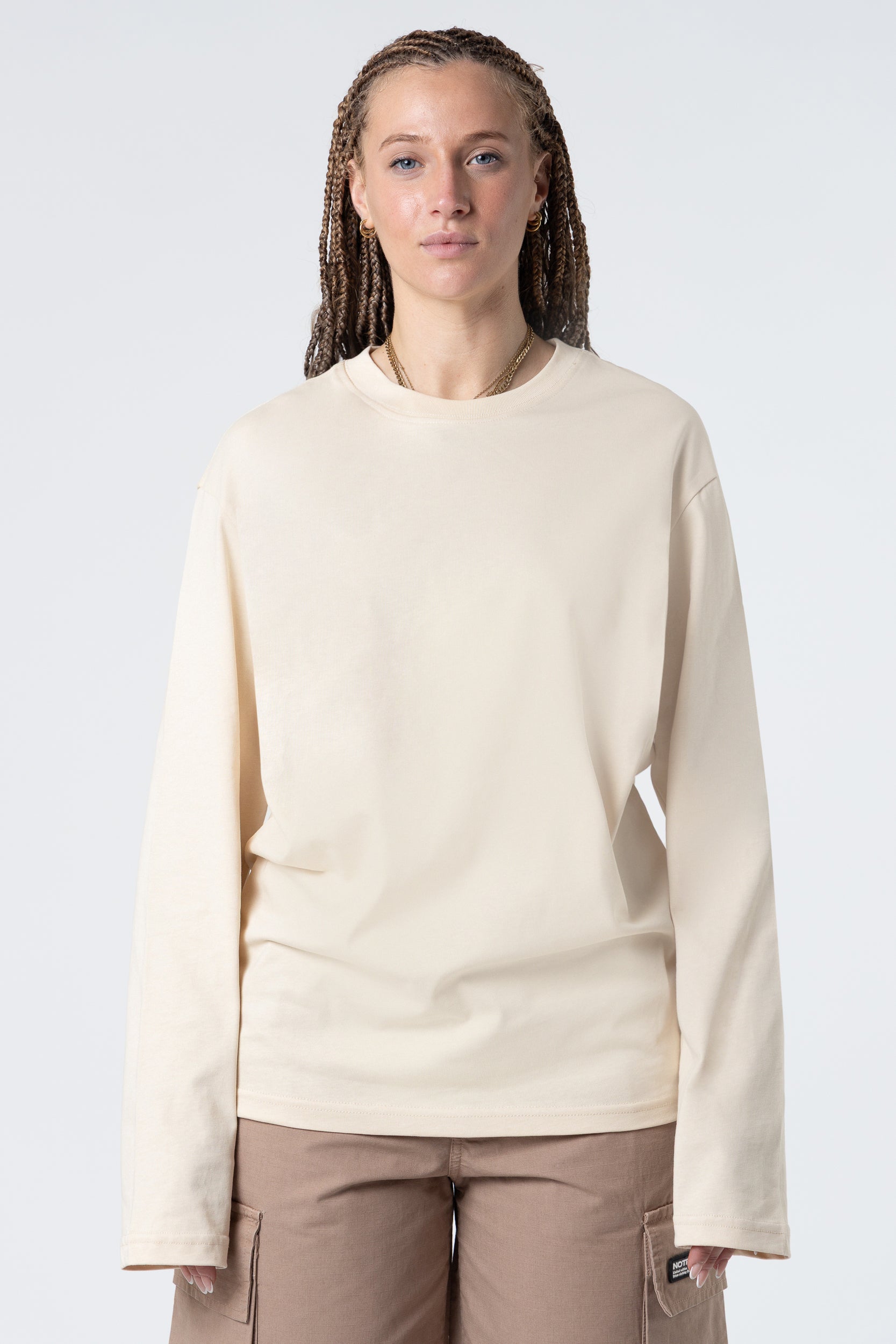 Longsleeve Blanks 220GSM Sand