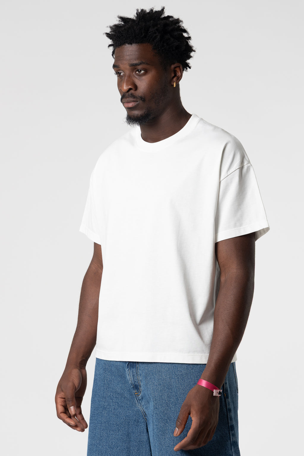 T-Shirt Blanks Boxy Fit 190GSM Cream