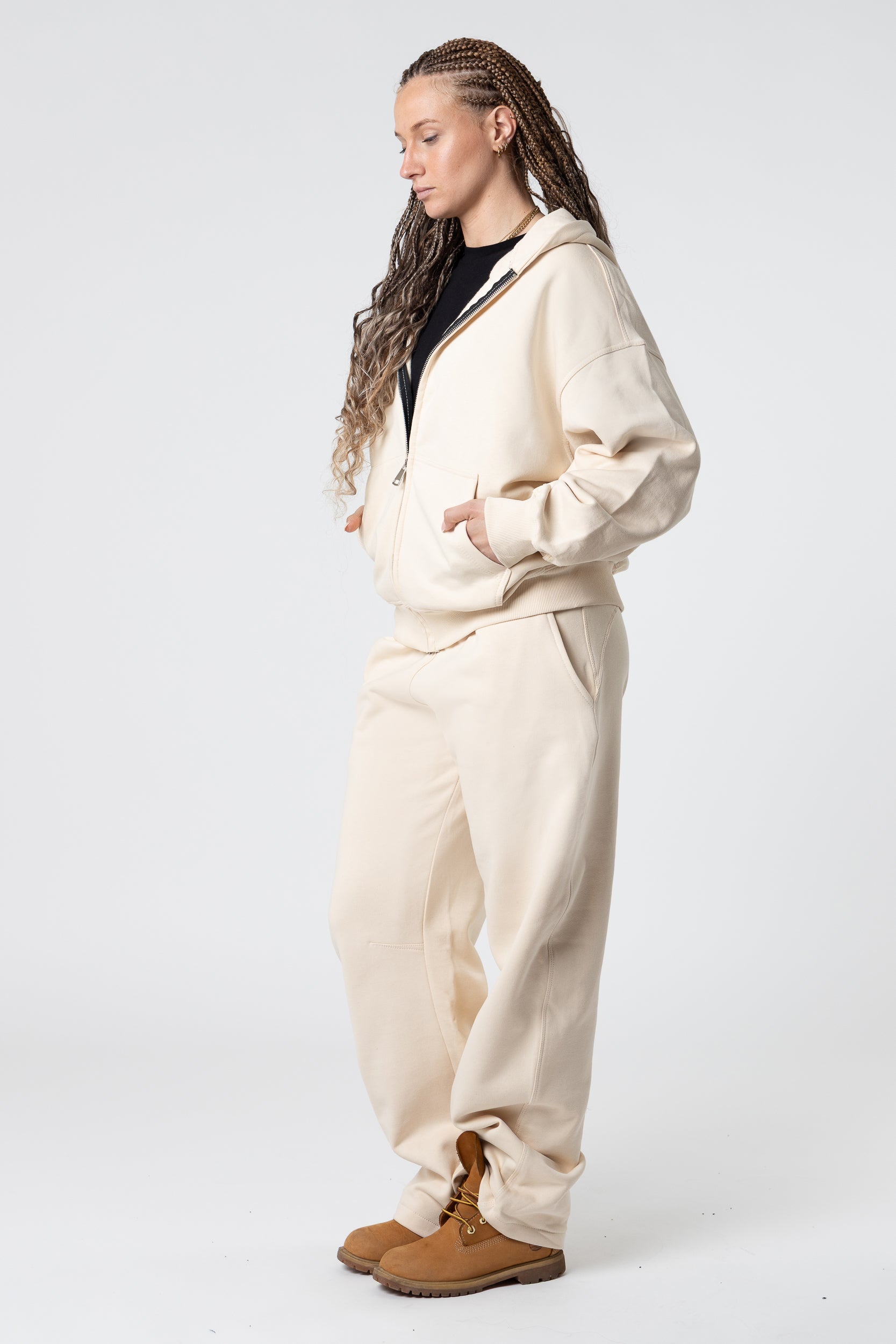 Sweatpants Wide Fit Blanks 330GSM Sport Grey