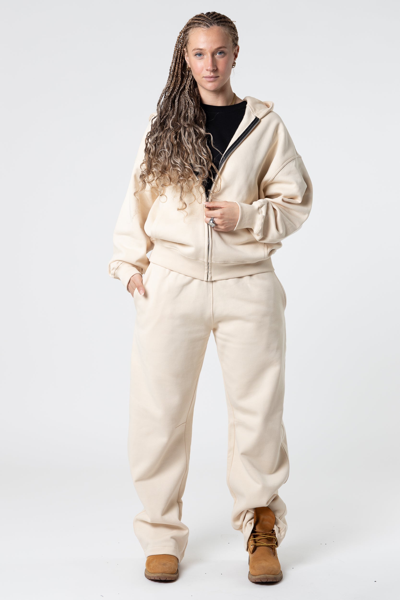 Sweatpants Wide Fit Blanks 330GSM Sport Grey