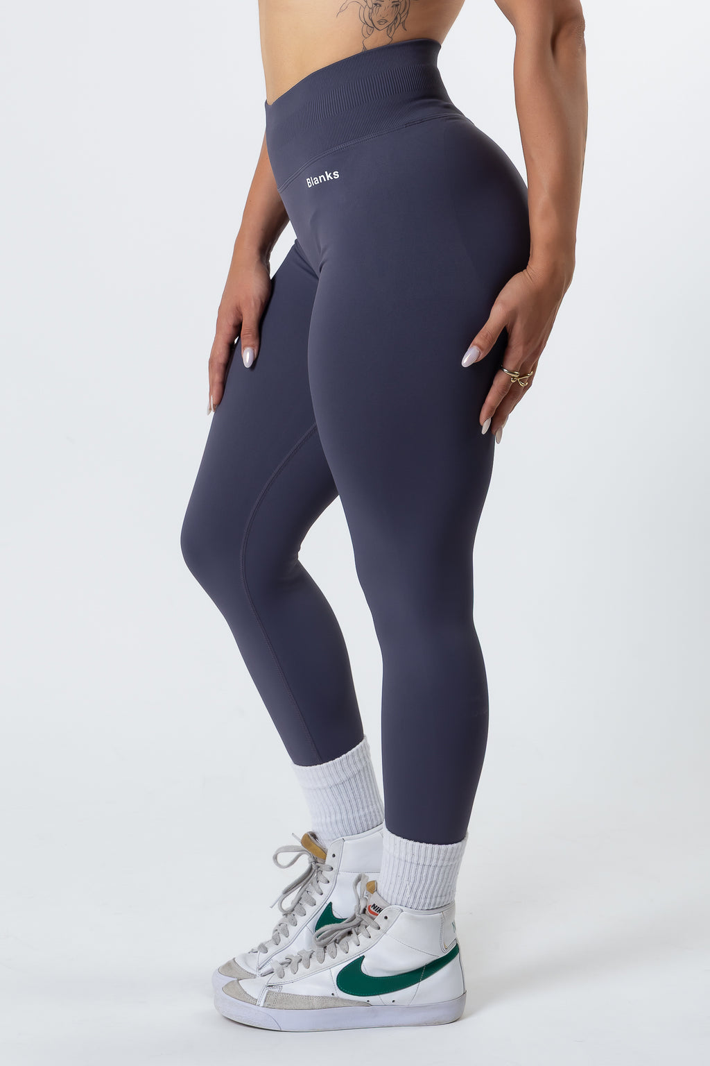 Leggins Push Up Seamless Dark Grey