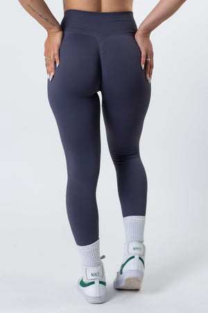 Leggins Push Up Seamless Dark Grey