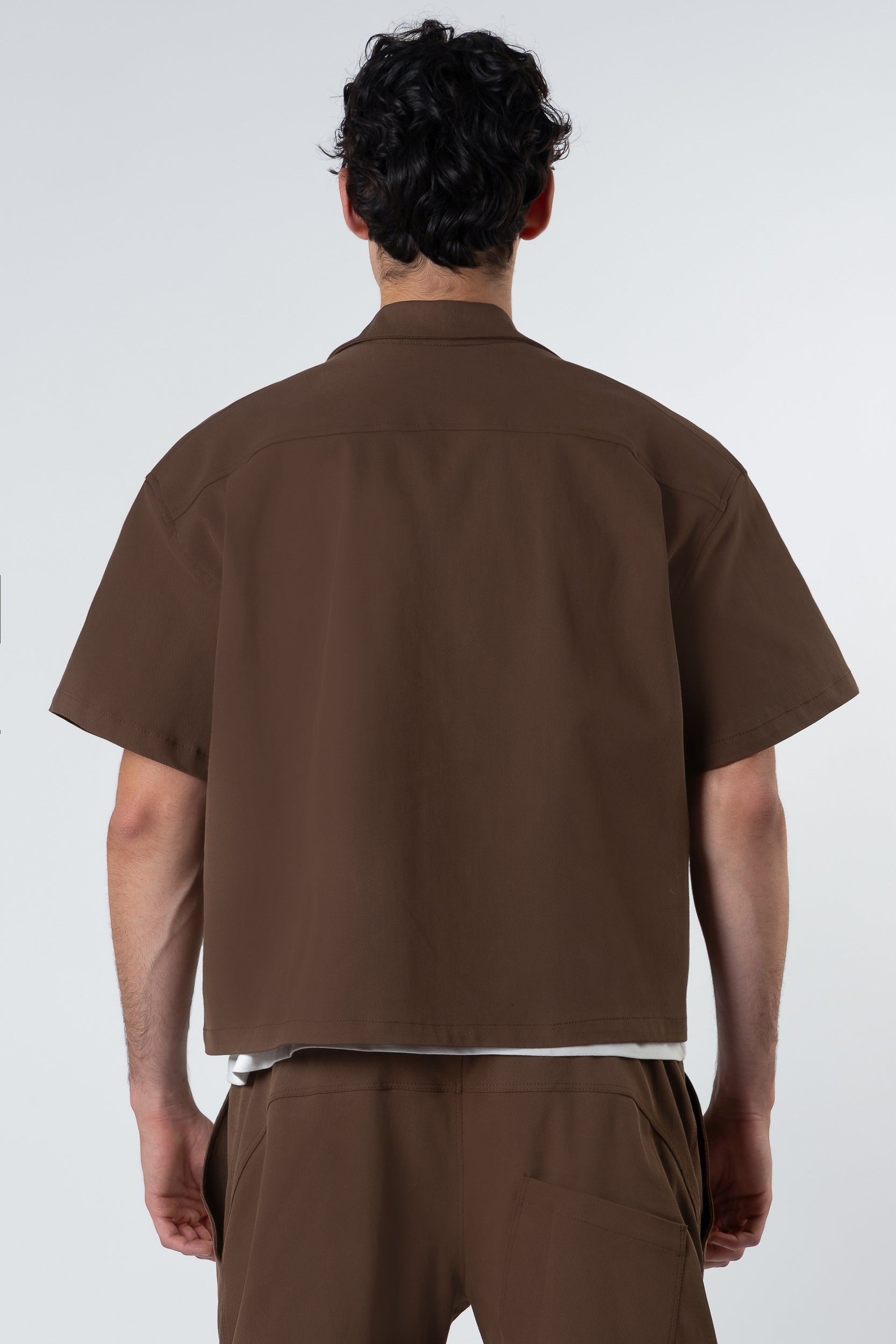 Bull Shirt boxy fit Blanks 280Gsm Moka