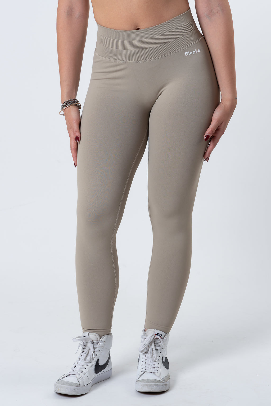 Leggins Push Up Seamless Sand