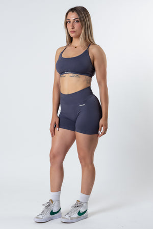 Short Push Up Seamless Dark Grey