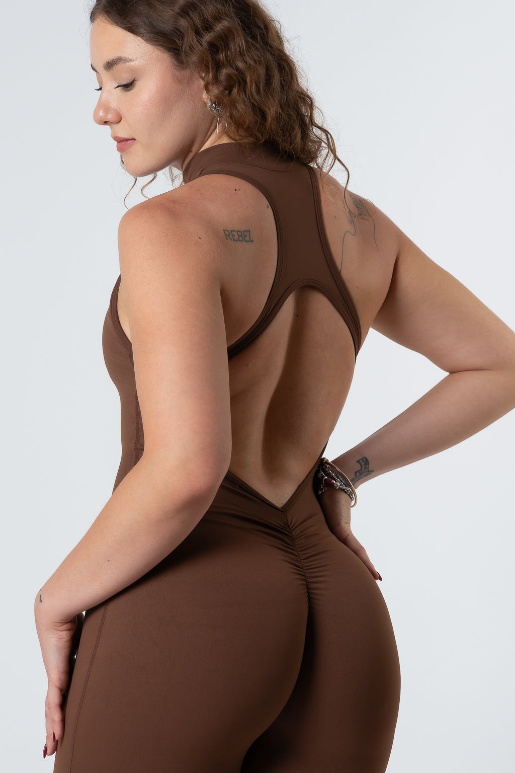 Jumpsuit Seamless Brown