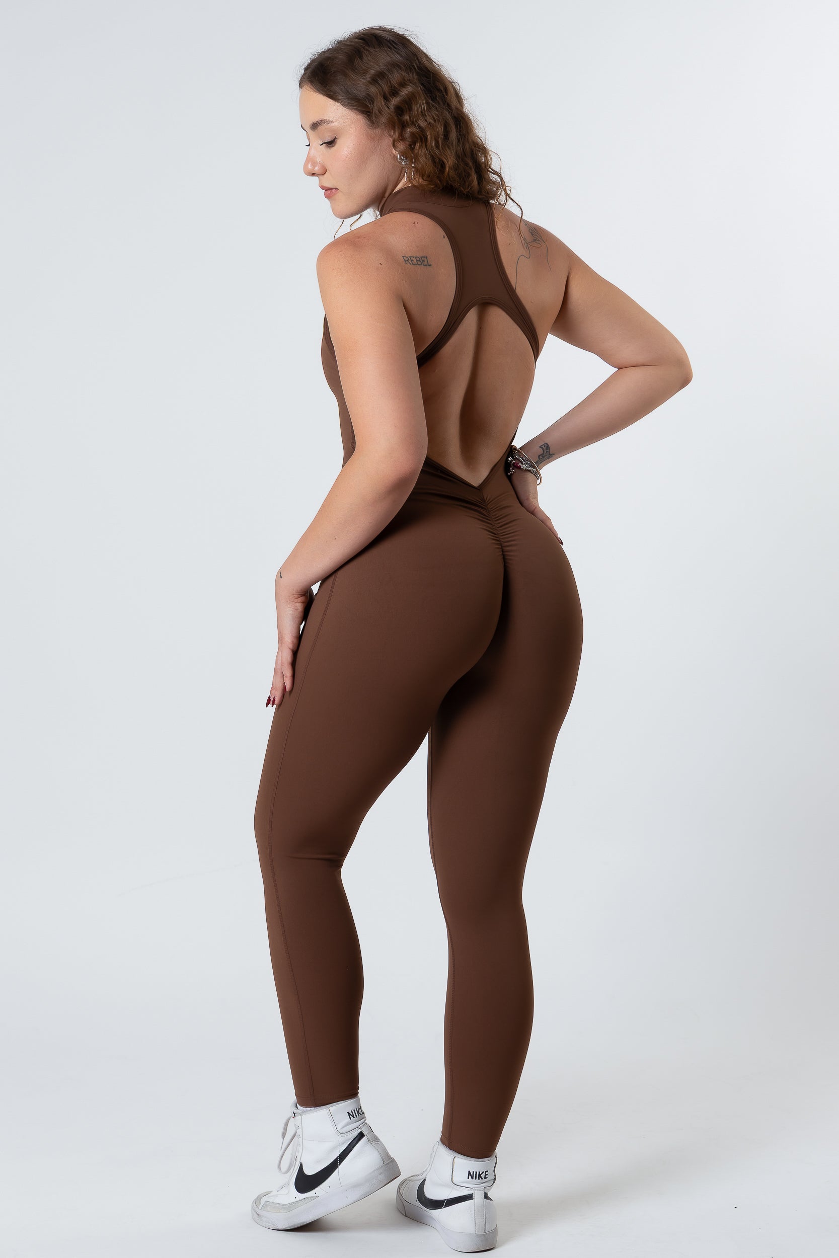 Jumpsuit Seamless Brown