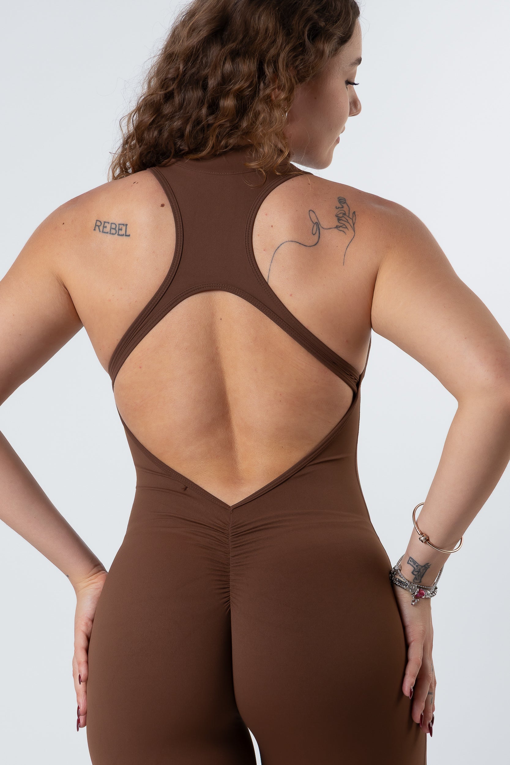 Jumpsuit Seamless Brown