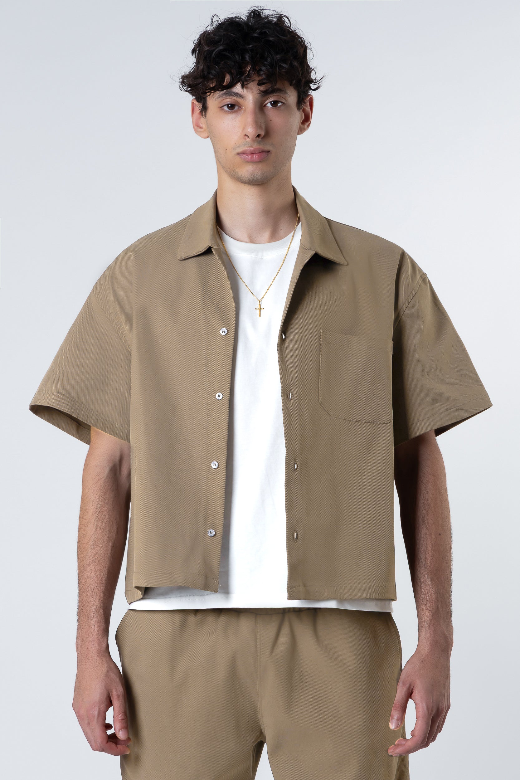 Bull Shirt boxy fit Blanks 280Gsm Sand