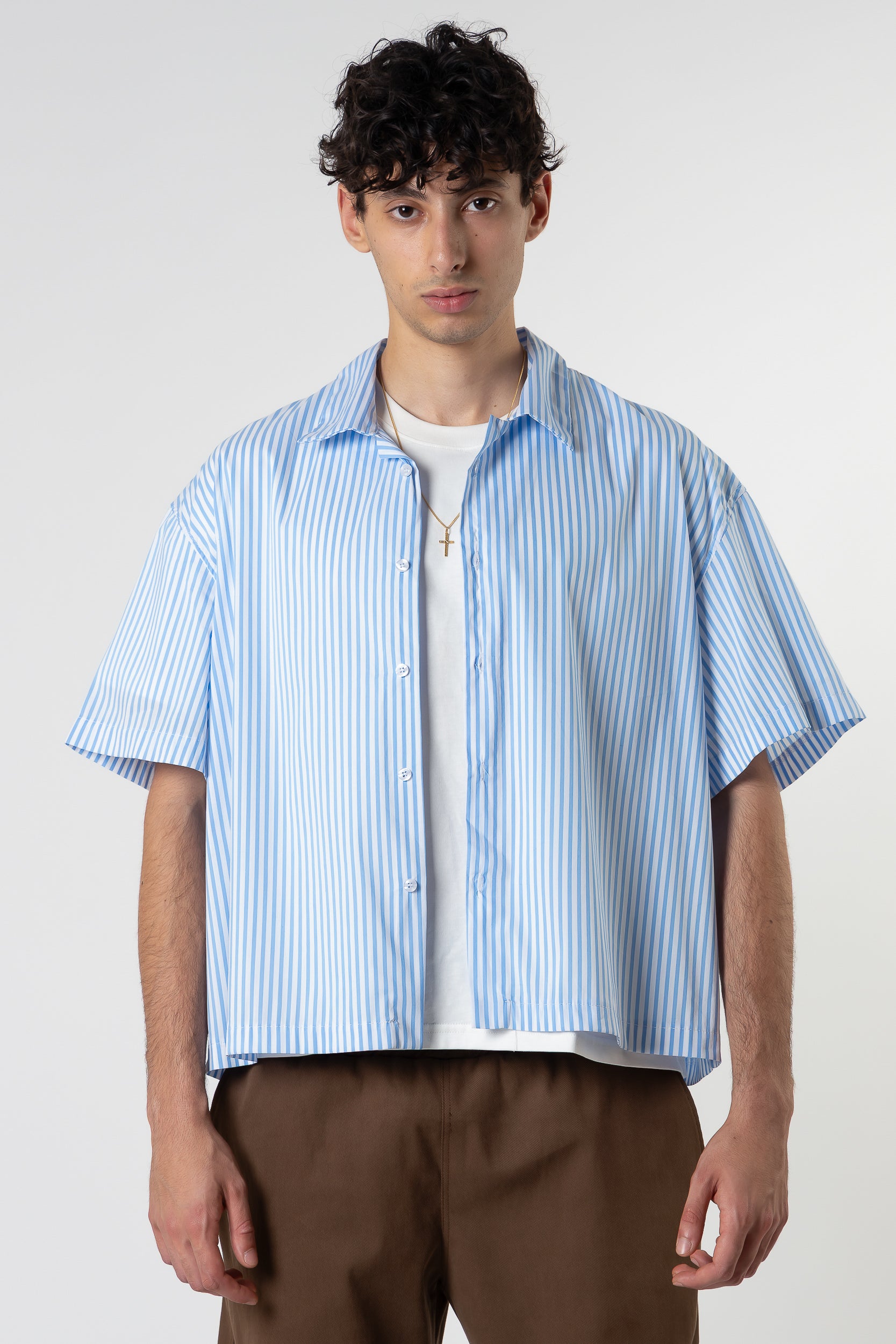 Striped Shirt boxy fit Blanks