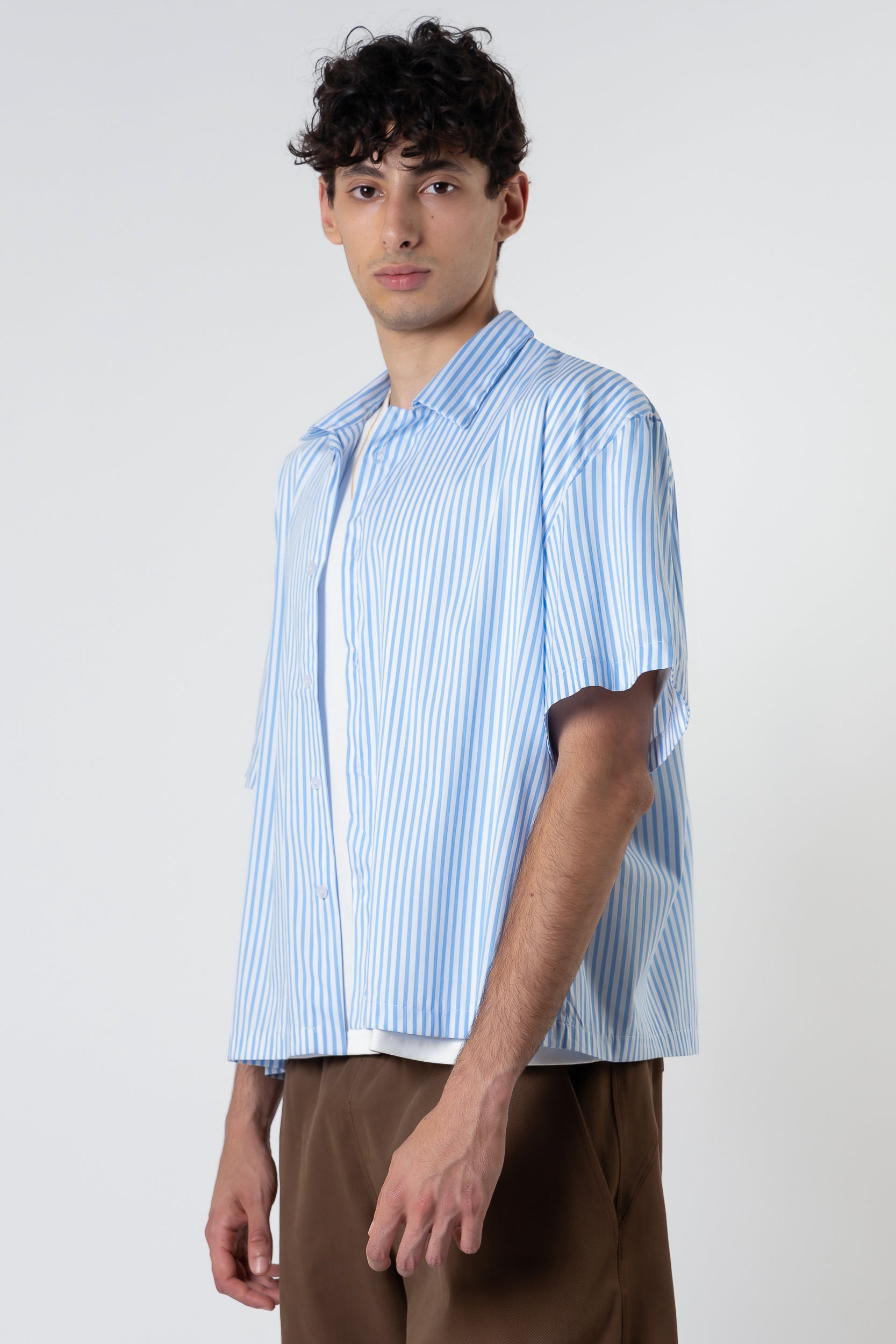 Striped Shirt boxy fit Blanks