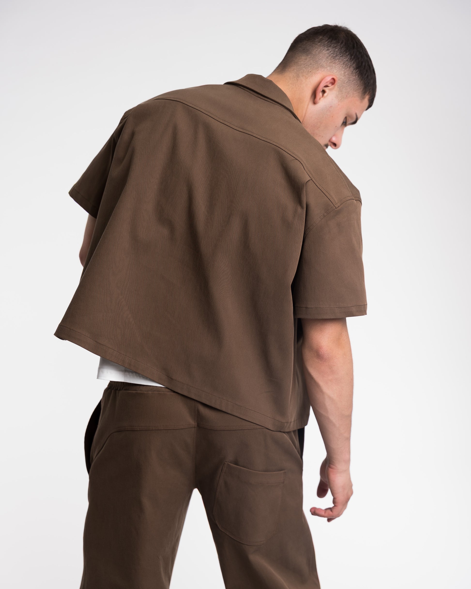 Bull Shirt boxy fit Blanks 280Gsm Moka