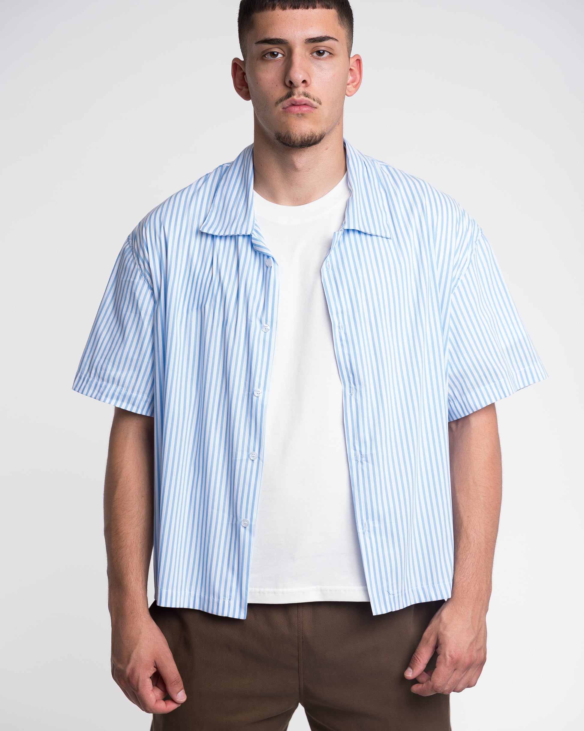 Striped Shirt boxy fit Blanks