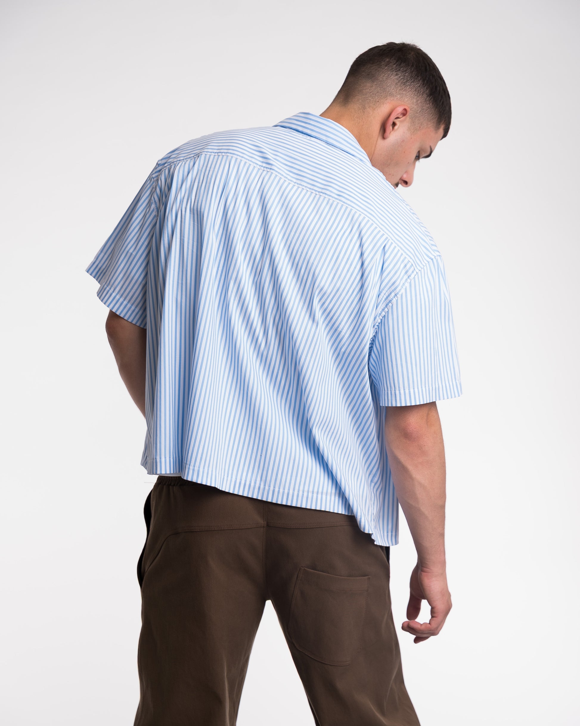 Striped Shirt boxy fit Blanks