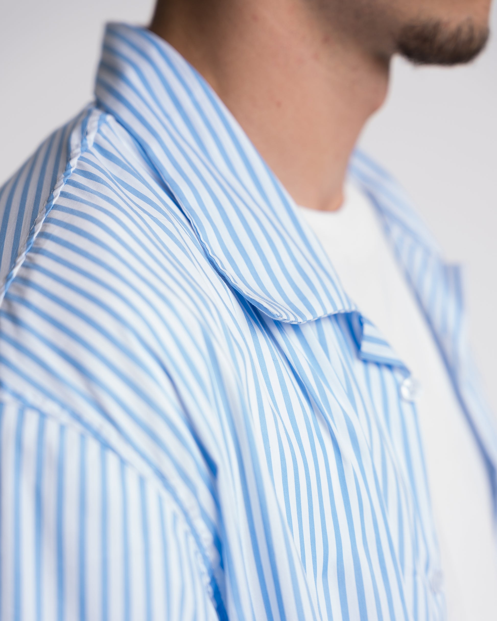 Striped Shirt boxy fit Blanks