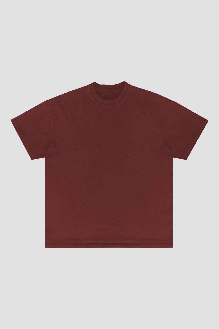 Blanks Boxy Fit 190GSM Merlot T-Shirt