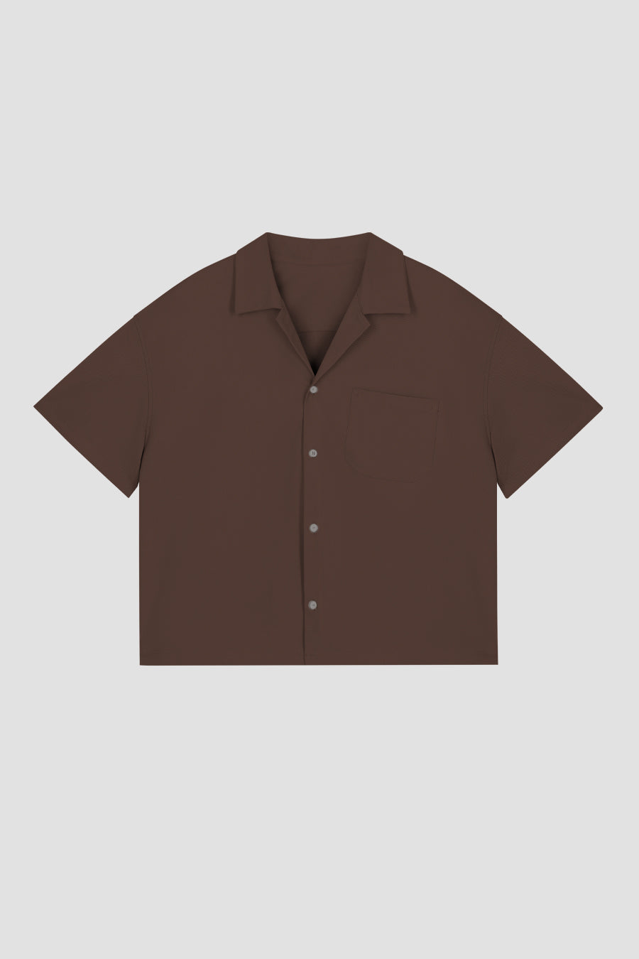 Bull Shirt boxy fit Blanks 280Gsm Moka