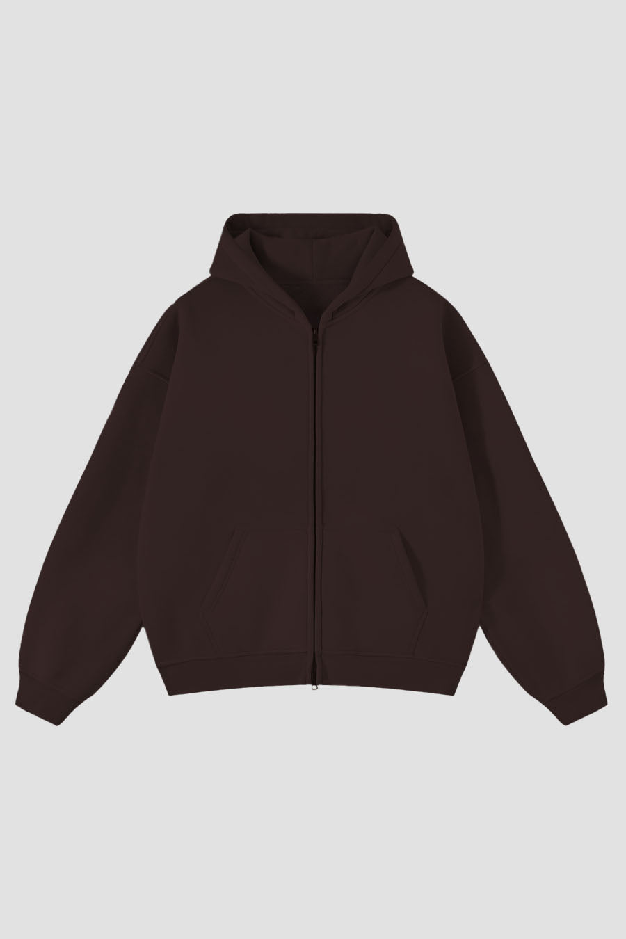 Zip Hoodie Premium Blanks 330GSM Forest Green 