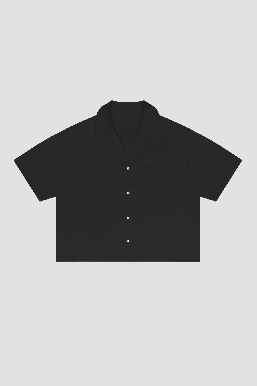 Shirt boxy fit Blanks 205Gsm Black