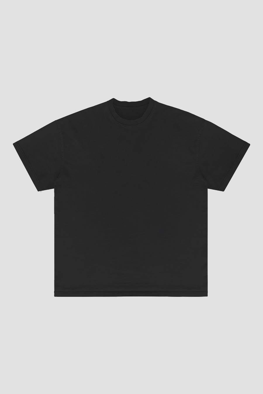 T-Shirt Blanks Boxy Fit 190GSM Black