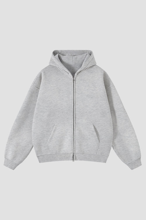 Zip Hoodie Premium Blanks 330GSM Sport Grey 