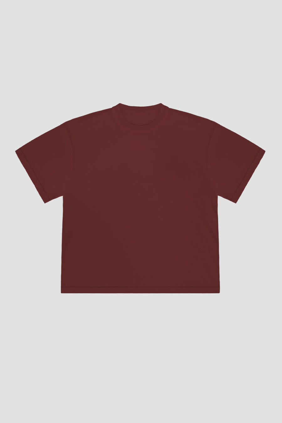 Blanks Boxy Fit 190GSM Merlot T-Shirt