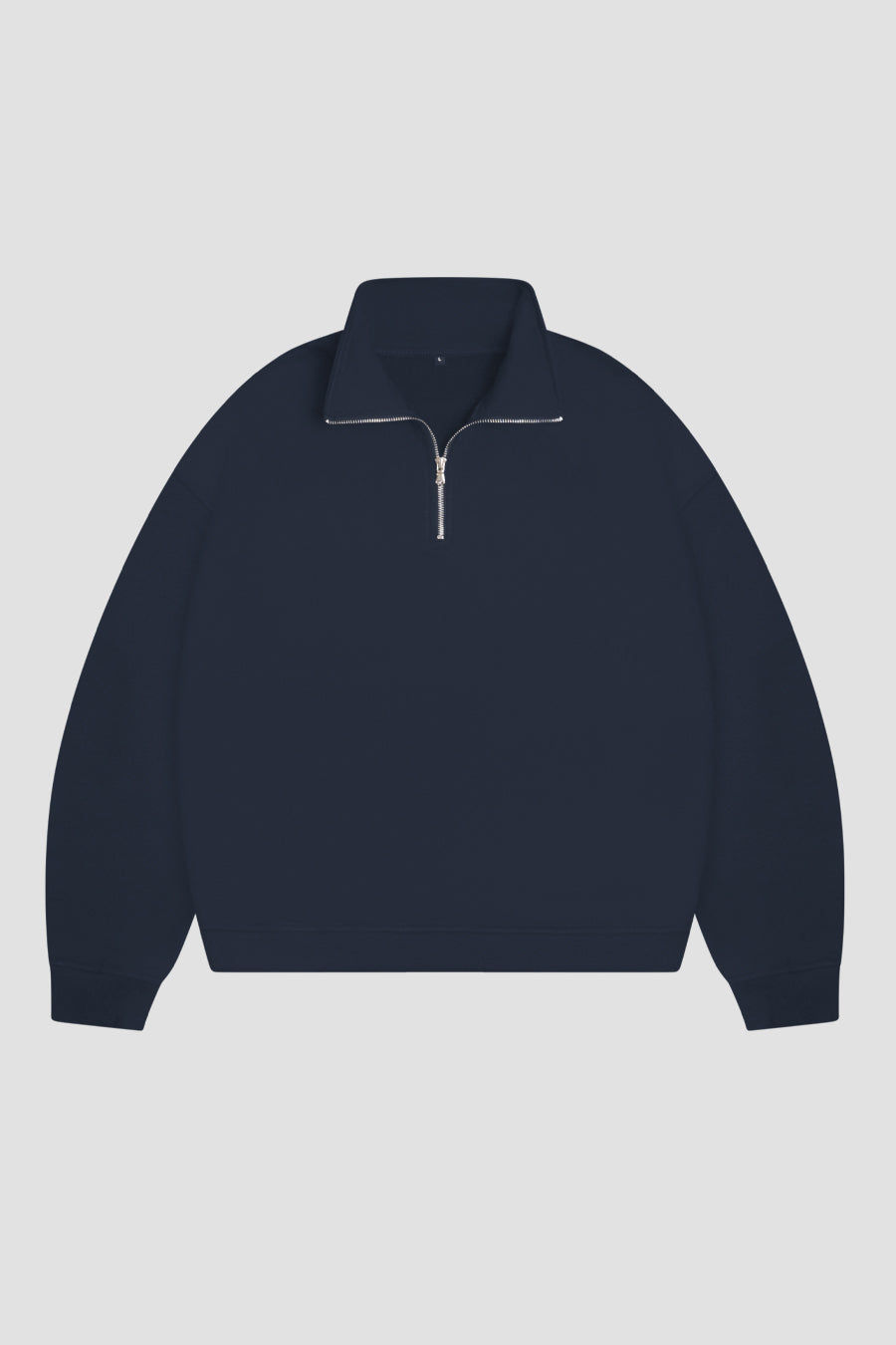 Sweatshirt Half Zip Blanks 330GSM Night Blue