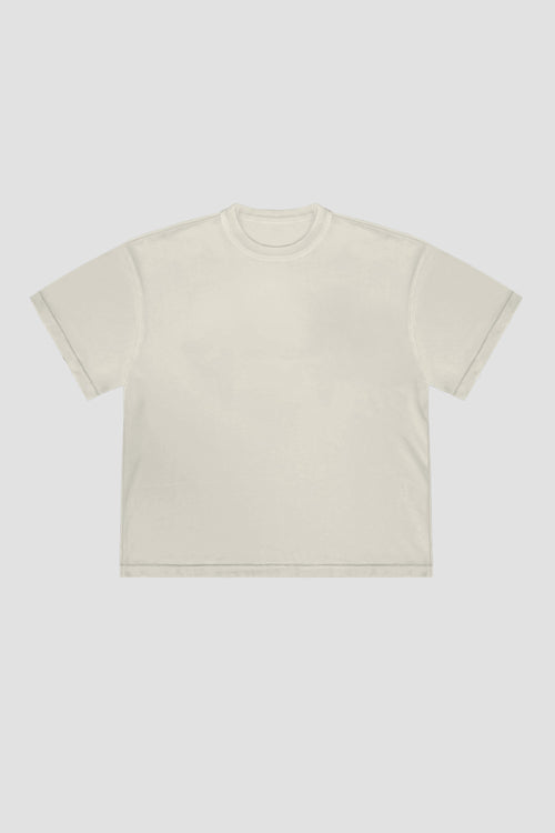 Blanks Boxy Fit T-Shirt 190GSM Cream