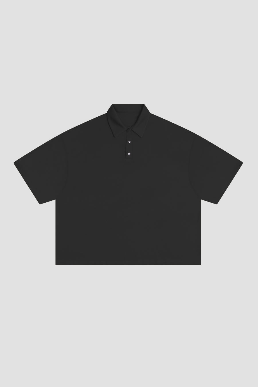 Polo Boxy Fit 270Gsm Black