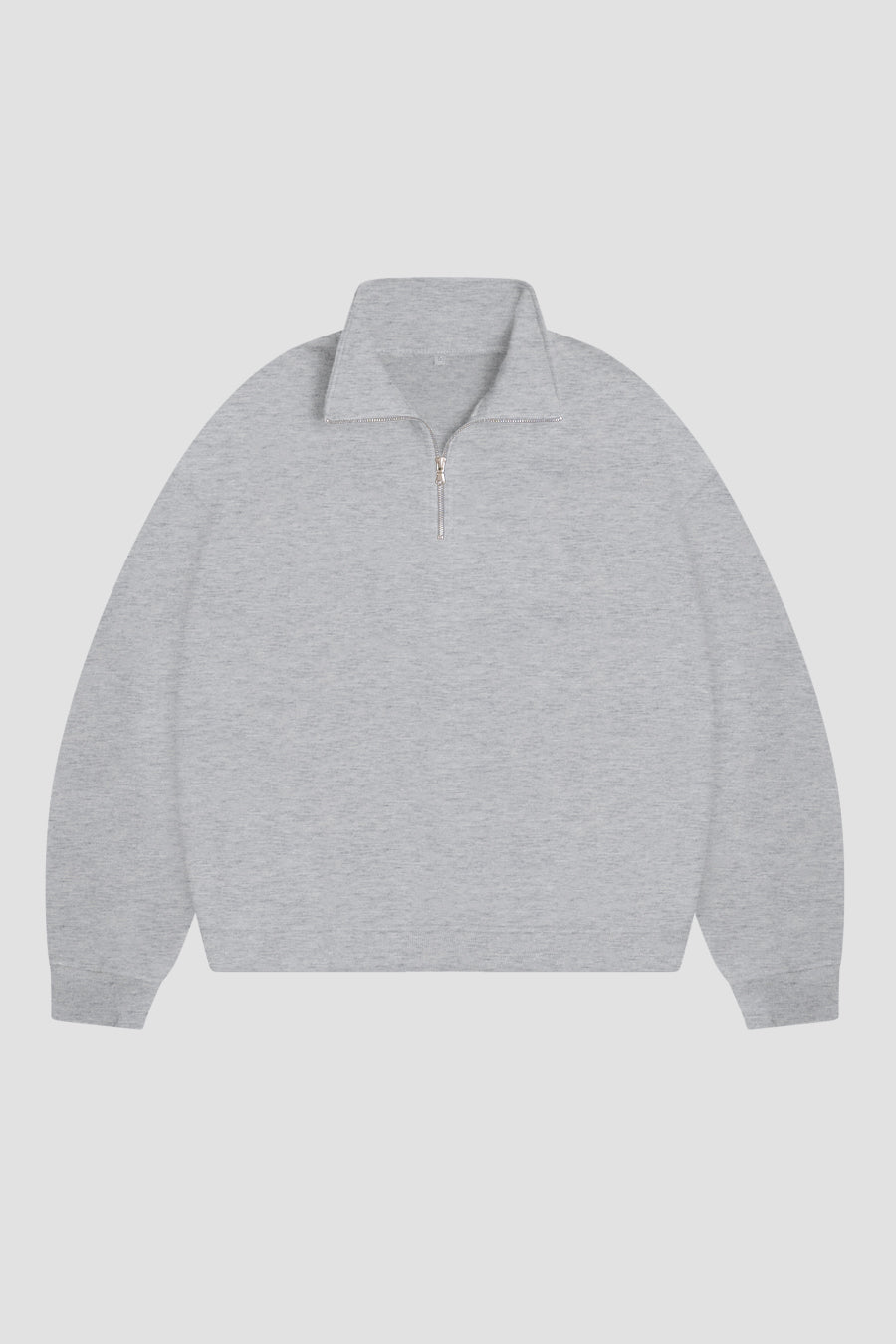 Sweatshirt Half Zip Blanks 330GSM Sport Grey